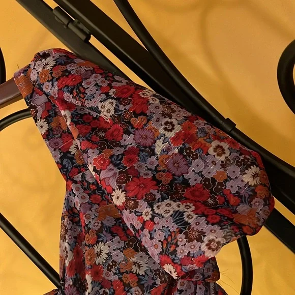 ZARA Multicolor Floral Mini Dress - Picture 7 of 16